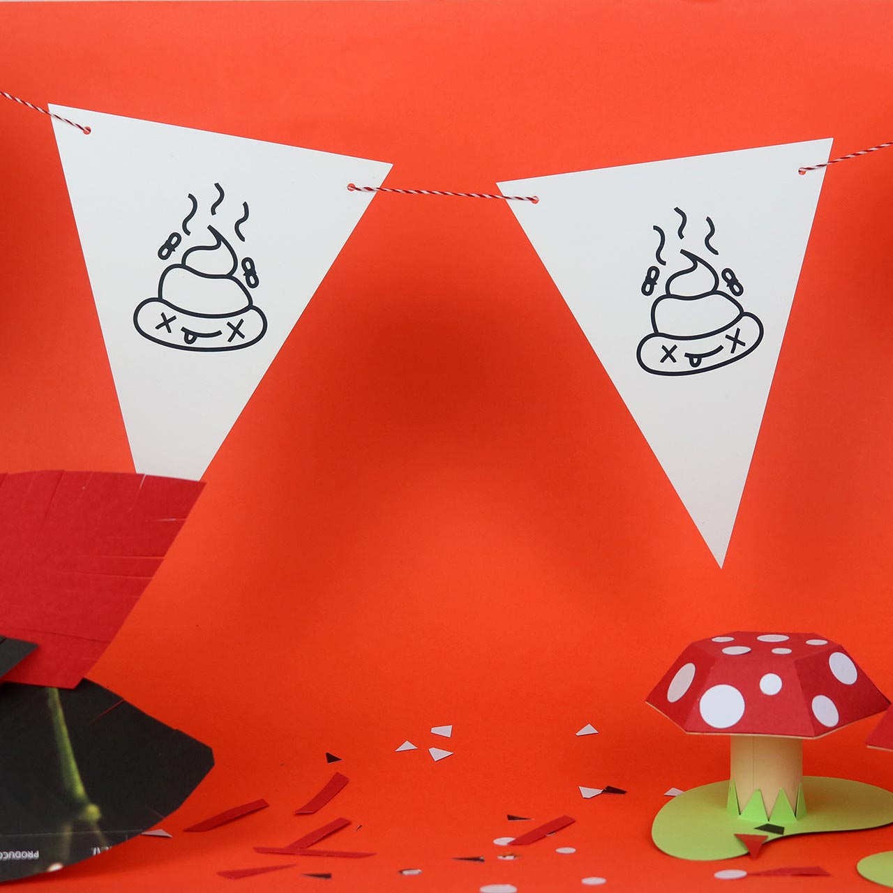 Smile Cacuca Banderines Decorativos