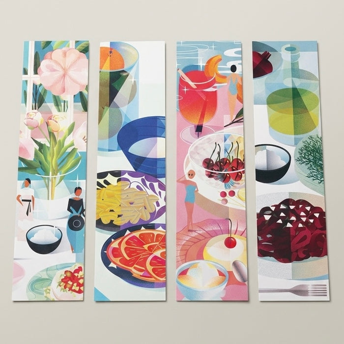 Colección de marcadores marcapáginas de papel Páginas Ilustradas Set Gráfico por Proyecto Ensamble 2