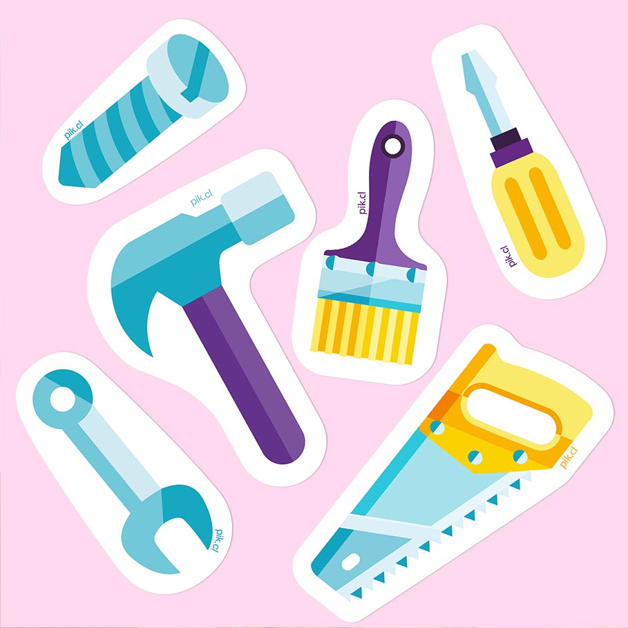 Stickers Pack Herramientas