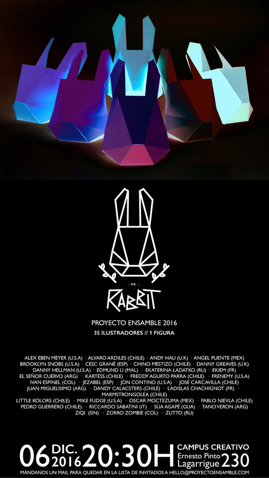 Mr. Rabbit La Muestra: Presentación de 35 artistas para la serie «Mr. Rabbit»