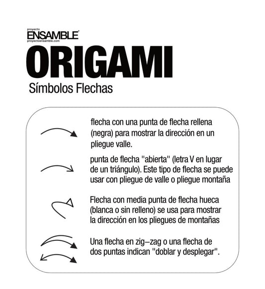 Símbolos del Origami para Principiante