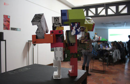 Expo Proyecto Ensamble en el marco del Workshop de Diseño Parametrico en el MMAMM (Museo Municipal de Arte Moderno Mendoza), Argentina