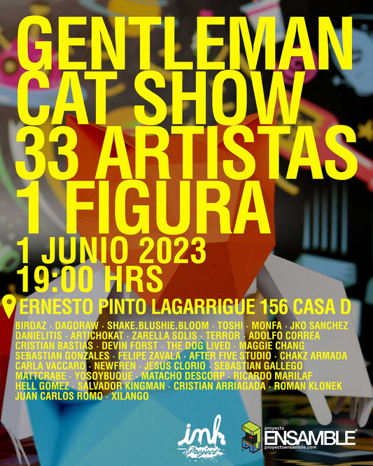 ¡Lanzamiento «Gentleman Cat Show»: Un Encuentro Único de Arte Felino!