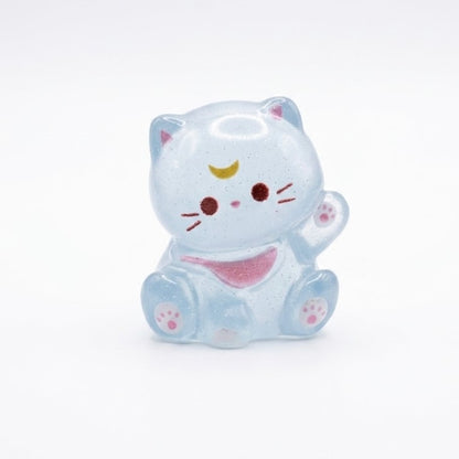 Mini Figuras de Resina Glow in the Dark | Colección Gatos 2 cm | Proyecto Ensamble