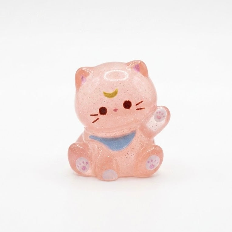 Mini Figuras de Resina Glow in the Dark | Colección Gatos 2 cm | Proyecto Ensamble
