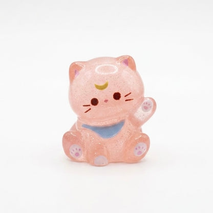 Mini Figuras de Resina Glow in the Dark | Colección Gatos 2 cm | Proyecto Ensamble