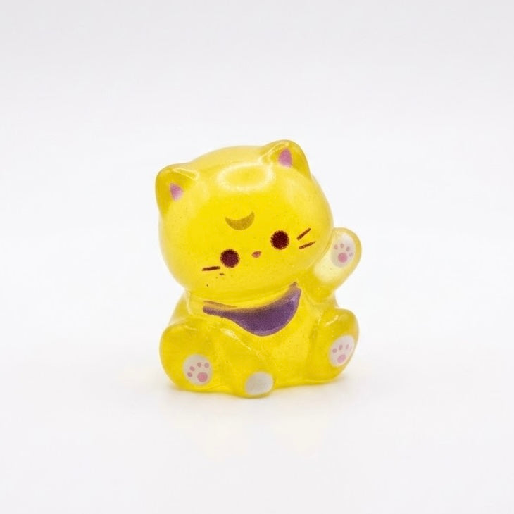 Mini Figuras de Resina Glow in the Dark | Colección Gatos 2 cm | Proyecto Ensamble