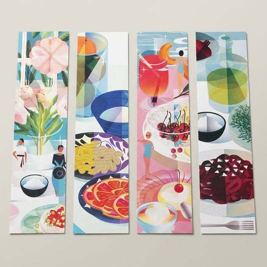 Colección de marcadores marcapáginas de papel Páginas Ilustradas Set Gráfico por Proyecto Ensamble 2