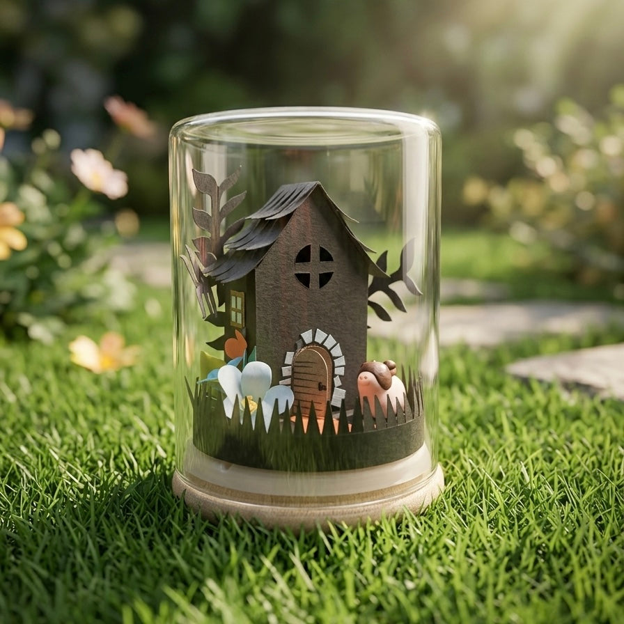 Diorama miniatura de papel Cottage de Cuento de Hadas por Proyecto Ensamble 2