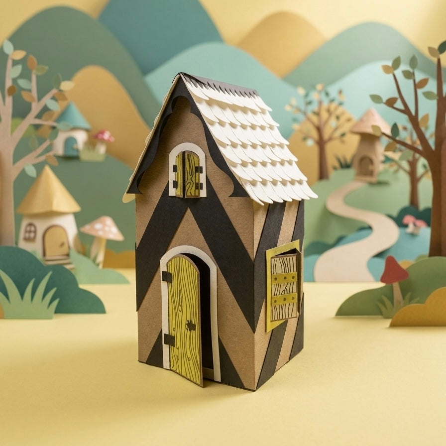 Escultura miniatura Casa Cuento de Hadas del Bosque Edición de Autor por Proyecto Ensamble 2