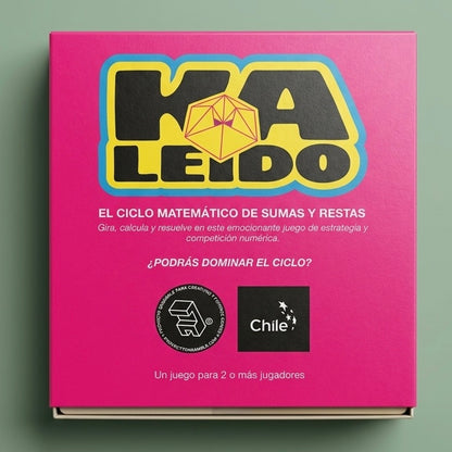 Juego educativo Kaleido el ciclo matemático de sumas y restas objeto de juego interactivo de papel por Proyecto Ensamble 3