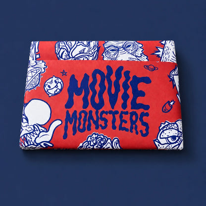 Tarjetero de papel termolaminado impermeable ilustración Monstruos del Cine por Don Libedlulo para Proyecto Ensamble
